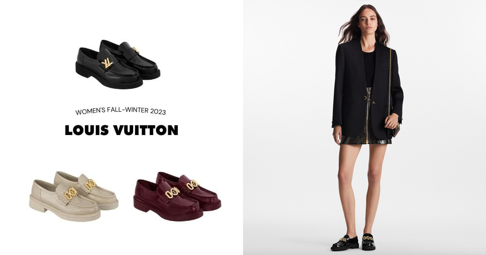 Louis Vuitton 2023秋冬系列新款，学院风、漆皮面料通通都是时髦之选！百搭的Loafers再一双也不嫌多