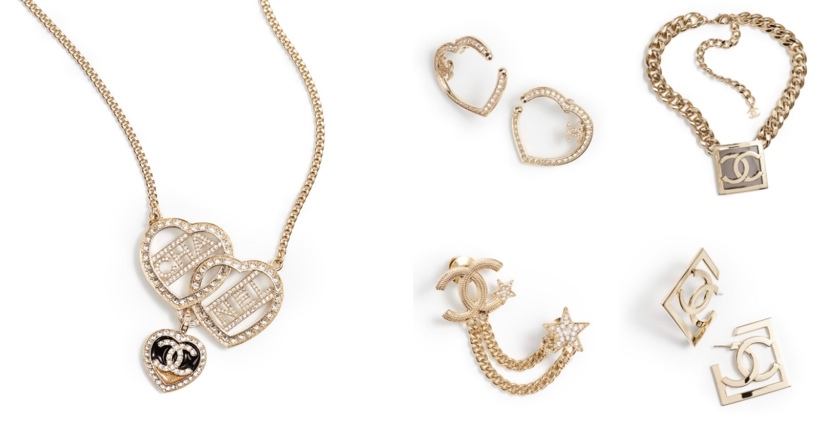 Chanel香奈儿首饰推荐这7款，Logo方形耳环成下半年投资目标，爱心耳骨夹时髦度破表！
